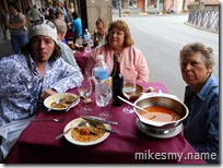 Our wonderful lunch in a small village (Villa de Potes) near Picos de Europa. We had lentil soup and it really hit the spot.