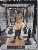 One of Degas' ballerina sculptures.