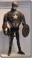 One of the many really cool steam punk style sculptures and art in one of the galleries around Place des Vosges. It's Captain America!