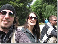 Chilling in Luxembourg Gardens while we wait for Jen to finish some shopping.