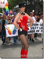 Some of the parade participants were more than happy to pose for the camera.