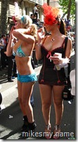 I think these girls were just looking for an excuse to dressy in skimpy outfits...